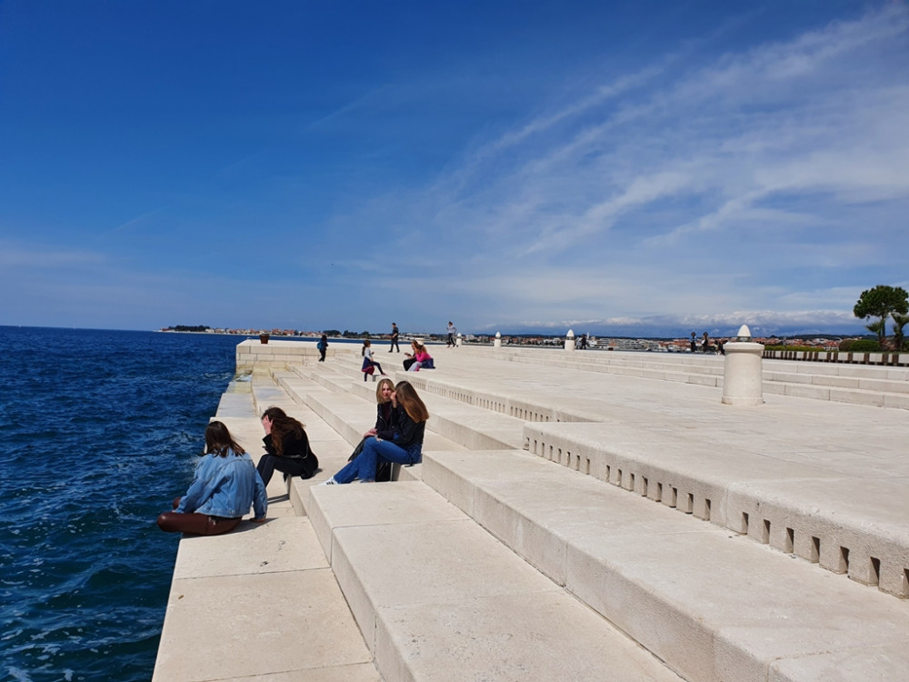 Zadar Chorwacja morskie organy