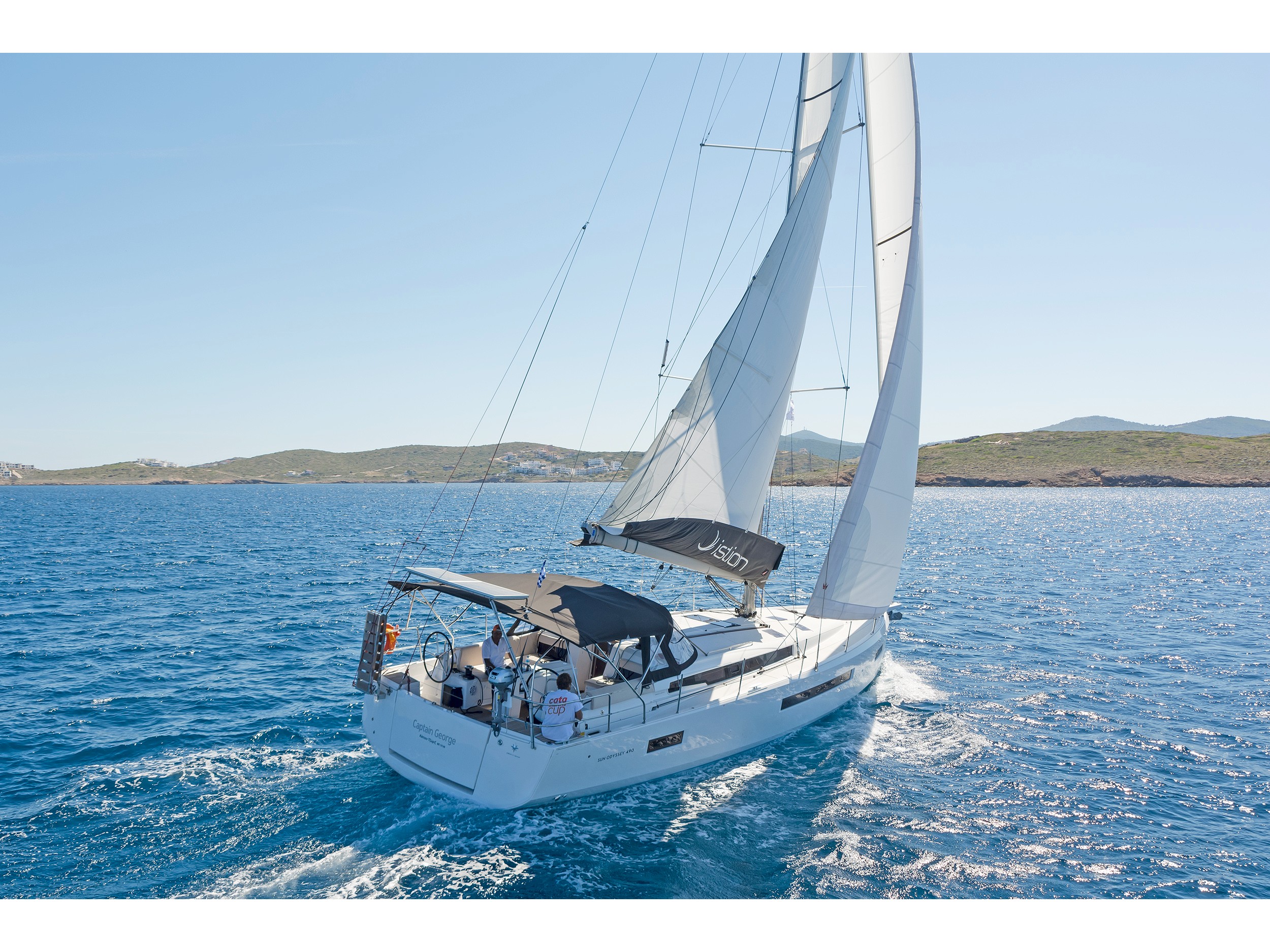 Yachtcharter Sun Odyssey 490 - Griechenland, Dodokanezu Inseln, Erscheint