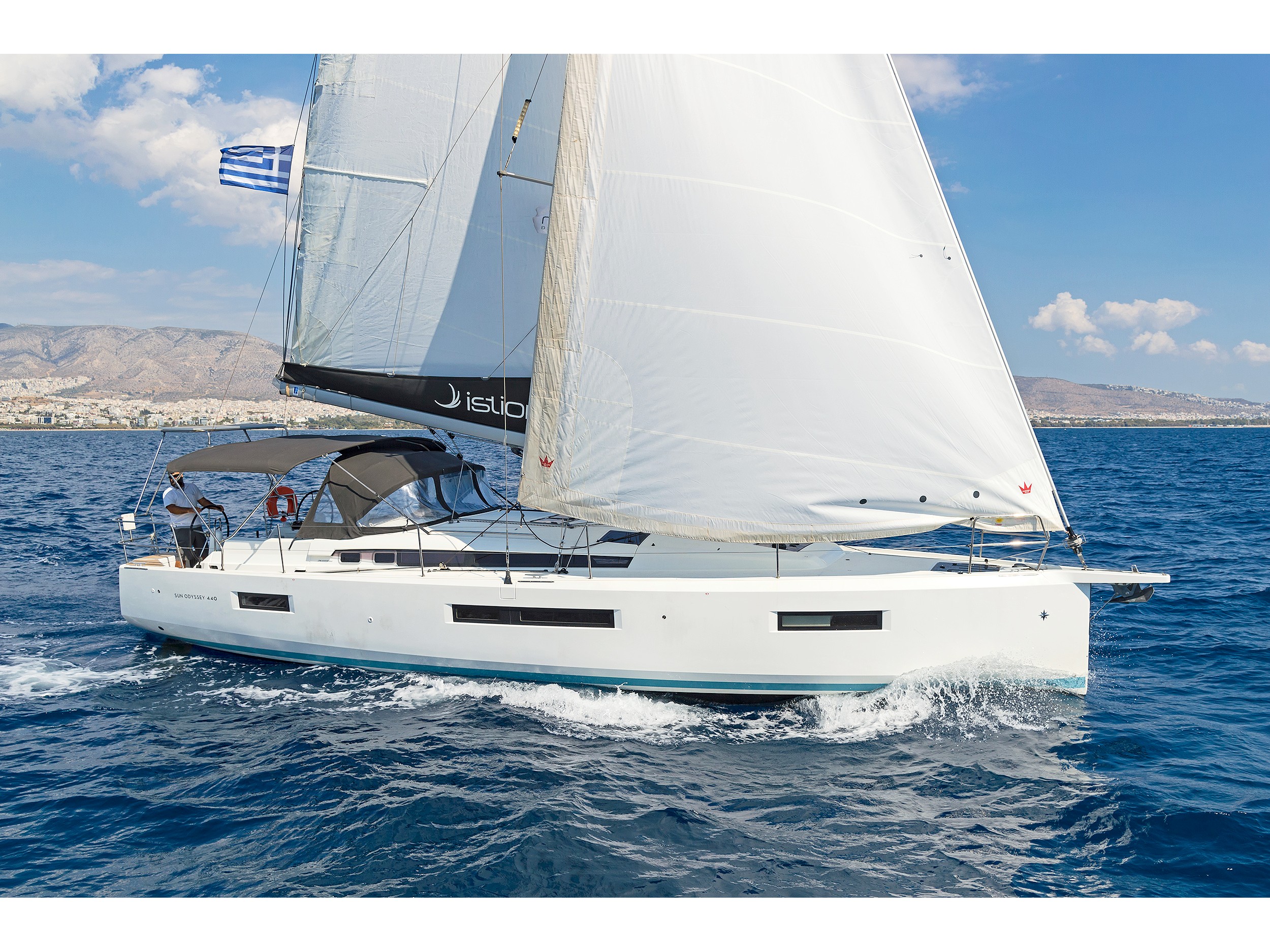 Yachtcharter Sun Odyssey 440 - Griechenland, Dodokanezu Inseln, Erscheint