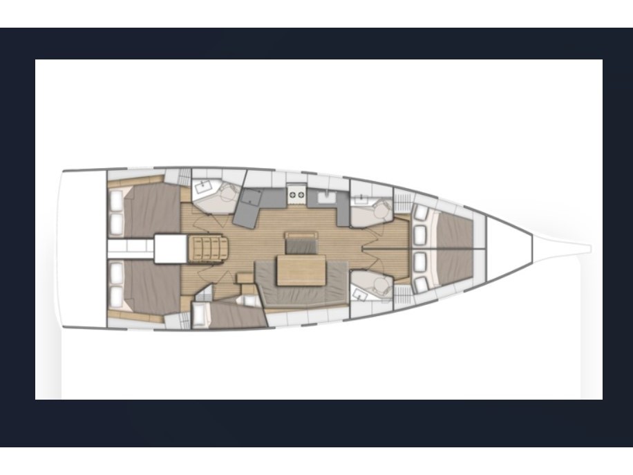Yachtcharter Oceanis 46.1  5 cabins - Italien, Sizilien, Portorosa
