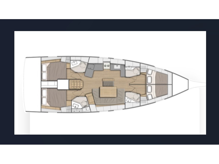Yachtcharter Oceanis 46.1 - 4 cabins - Italien, Sizilien, Portorosa